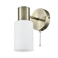 Бра LUMION  8100/1W MAVE стекло/белое 