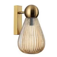 Бра ODEON LIGHT EXCLUSIVE  5402/1W Elica стекло/золотой 
