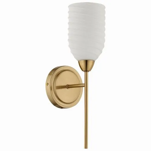 Бра LUMION  6512/1W MONROE стекло/белое 